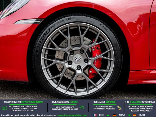 Porsche 911 4S  3.0i 450 PDK Rouge de 2019