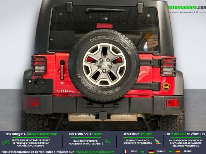 Jeep Wrangler 2.8 CRD 200 - BVA 3 Portes Rouge M�tallique de 2013