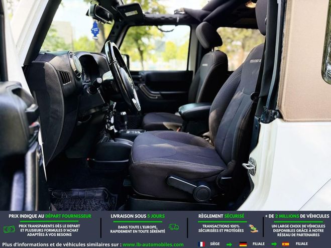 Jeep Wrangler 2.8 CRD 200 - BVA 3 Portes Blanc M�tallique de 2018