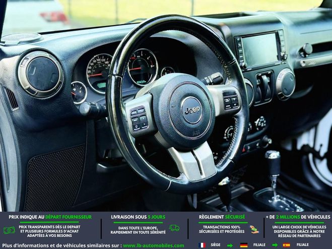 Jeep Wrangler 2.8 CRD 200 - BVA 3 Portes Blanc M�tallique de 2018