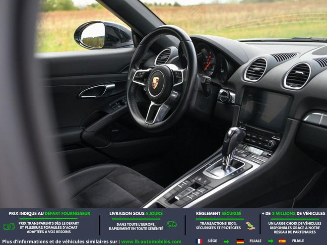 Porsche Boxster T 2.0i 300 ch PDK Noir de 2017