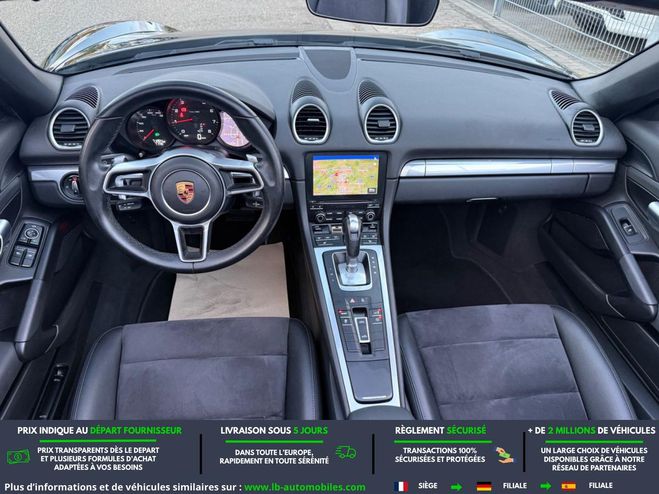 Porsche Boxster T 2.0i 300 ch PDK Noir M�tallique de 2018