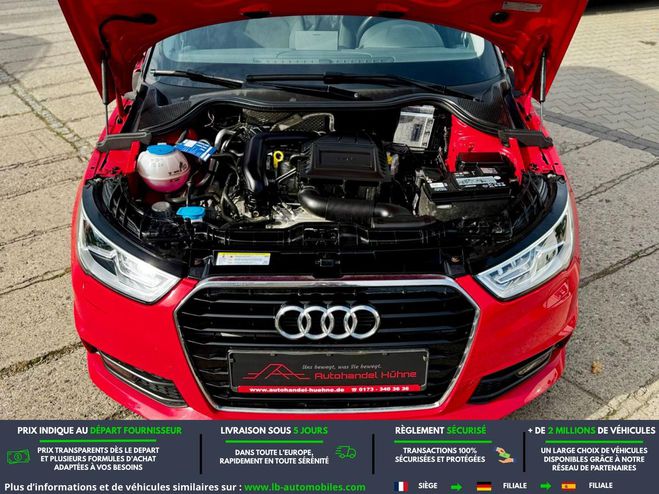 Audi A1 1.0 TFSI 95 BVM Rouge M�tallique de 2016