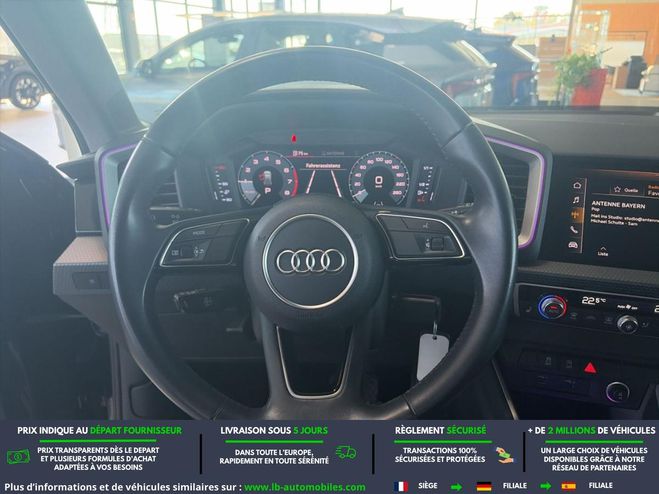 Audi A1 35 TFSI 150 ch BVA Noir M�tallique de 2019