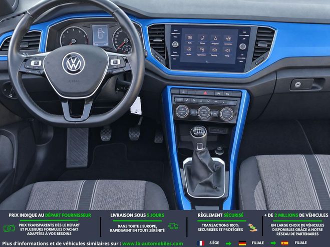 Volkswagen T Roc 1.0 TSI 110 Start/Stop BVM Bleu M�tallique de 2021