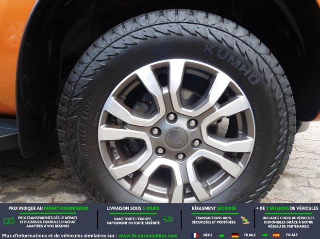 Ford Ranger 2.2 TDCi 160 BVM DOUBLE CABINE Orange M�tallique de 2019