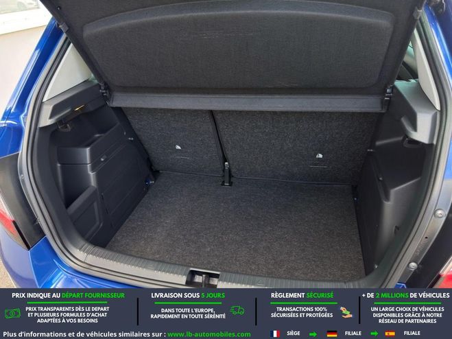 Skoda Fabia 1.0 MPI 60 ch BVM Bleu M�tallique de 2019