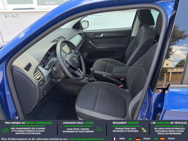 Skoda Fabia 1.0 MPI 60 ch BVM Bleu M�tallique de 2019