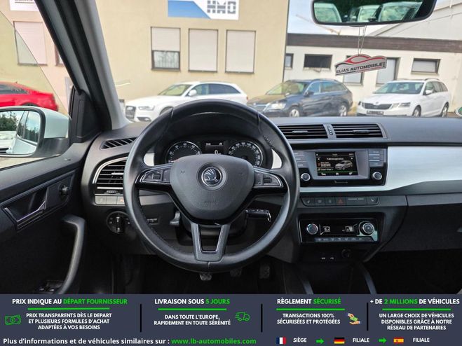 Skoda Fabia 1.0 MPI 75 ch BVM Blanc M�tallique de 2017