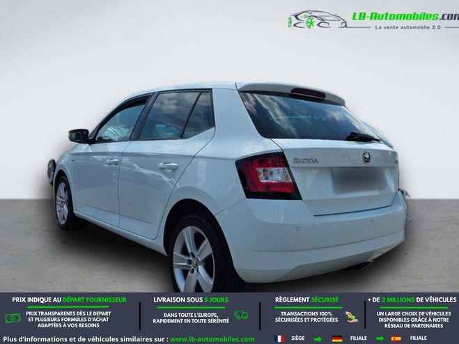 Skoda Fabia 1.0 MPI 75 ch BVM Blanc M�tallique de 2017