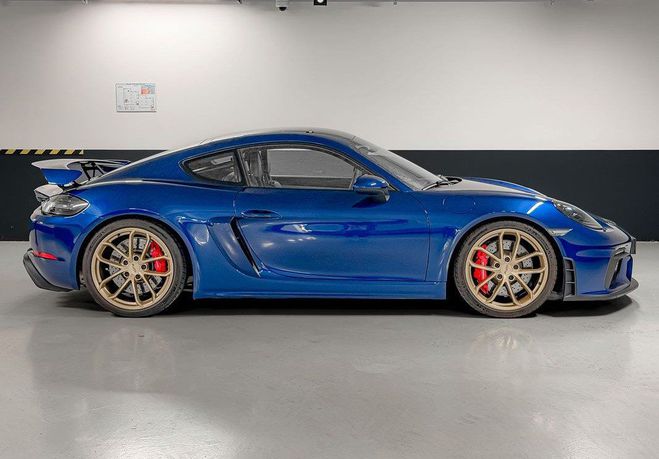 Porsche 718 CAYMAN GT4 4.0 420 CH PDK TVA Clubsport  Bleu de 2021