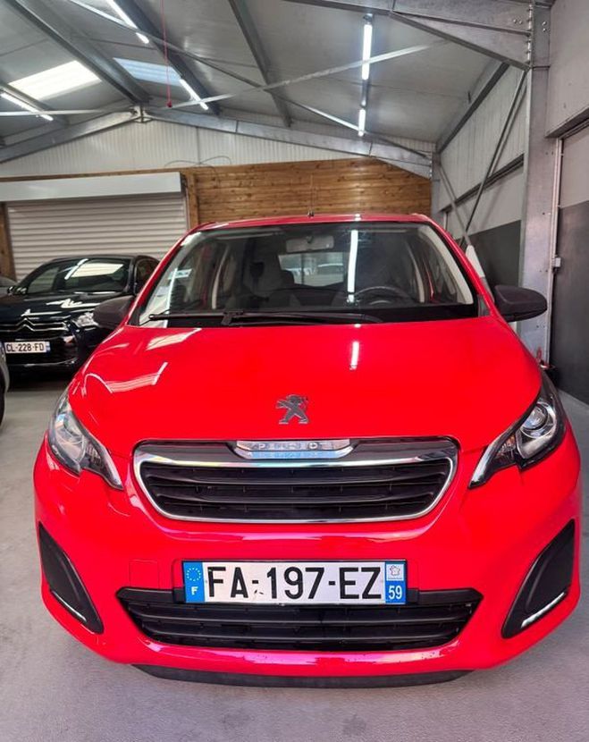 Peugeot 108 VTi 72 Active 3p garantie Rouge de 2018