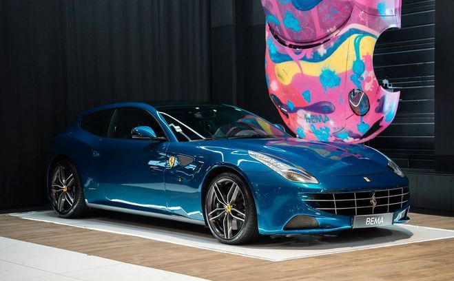 Ferrari FF V12 660CH | Blu Abu Dhabi Int�rieur carb Bleu de 2014
