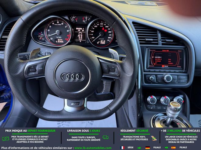 Audi R8 V10 5.2 FSI 525 Quattro  BVA Bleu M�tallique de 2010