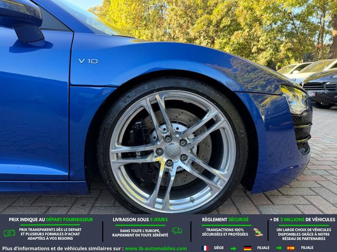 Audi R8 V10 5.2 FSI 525 Quattro  BVA Bleu M�tallique de 2010