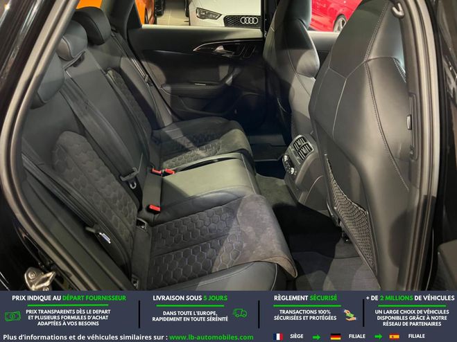Audi RS6 V8 4.0 TFSI 605 BVA Noir M�tallique de 2018