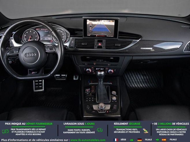 Audi RS6 V8 4.0 TFSI 560 BVA Noir M�tallique de 2015