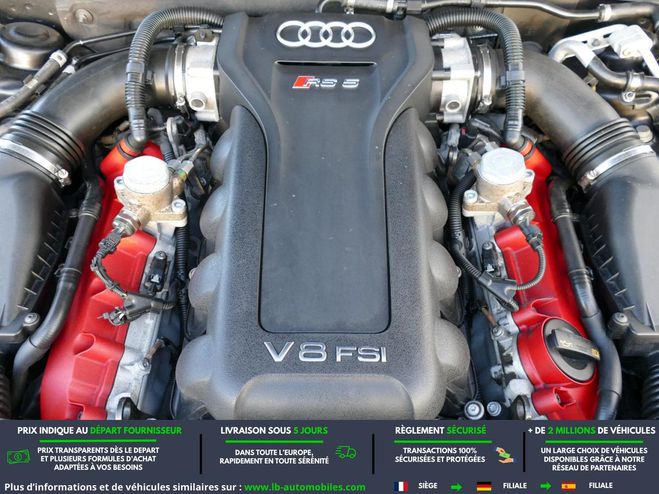 Audi RS5 V8 4.2 FSi 450 Quattro S Tronic 7 Noir M�tallique de 2011