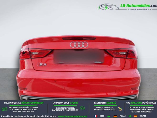 Audi S3 2.0 TFSI 300 BVA Rouge M�tallique de 2015