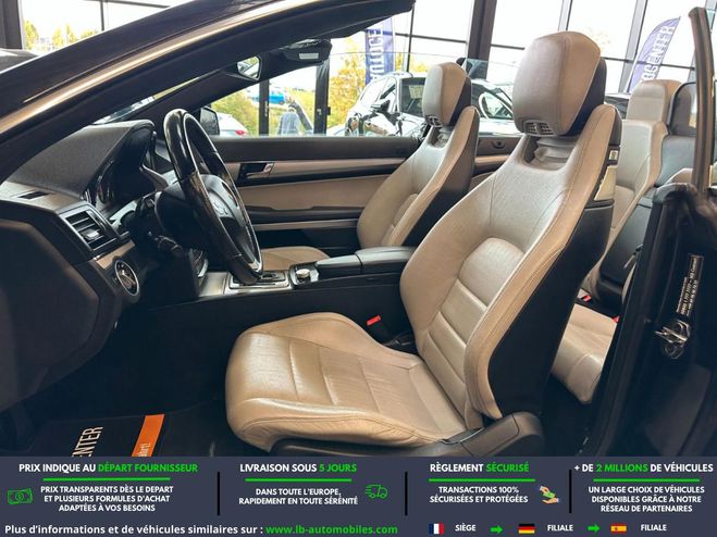 Mercedes Classe E 200 BVA Noir M�tallique de 2010