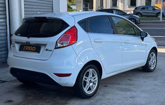 Ford Fiesta 1.0 t ecoboost 100 titanium   clim radar Blanc de 2014