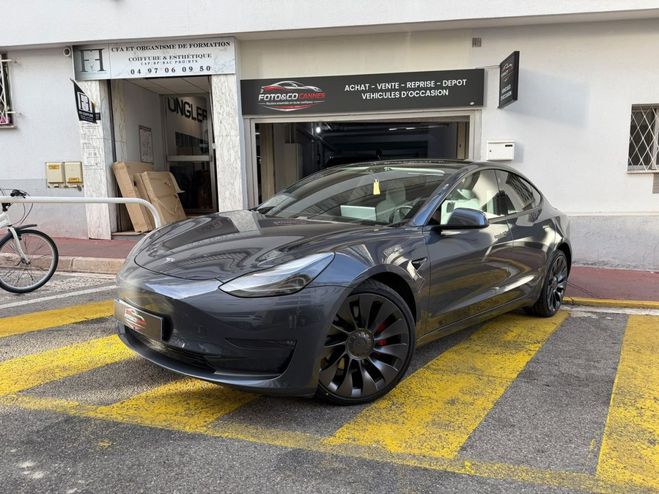 Tesla Model 3 LONG-RANGE DUAL MOTOR AWD MY21 Gris F de 2021