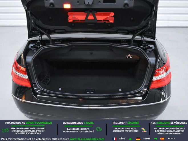 Mercedes Classe E 350 CDI BVA Noir M�tallique de 2011