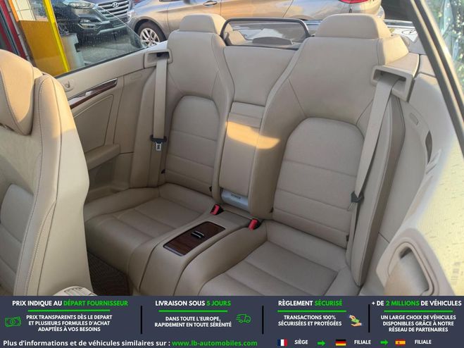 Mercedes Classe E 350 BVA Noir M�tallique de 2011
