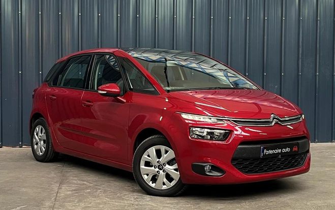 Citroen C4 Picasso 1.2 130 - Garantie 1 an - Toit panoramiq Rouge de 2015