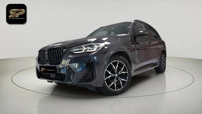 BMW X3 XDRIVE20D M SPORT 190 CH * BVA8 * CUIR * Gris de 2023