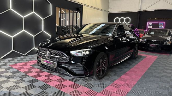 Mercedes Classe C 300 E AMG LINE 313 cv BURMESTER RA 360 E Noir de 2023