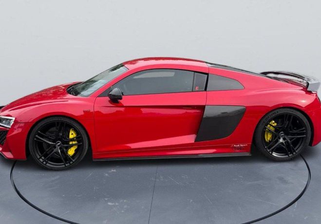 Audi R8 v10 quattro 540 pack sport b&o carbone c Rouge de 2015