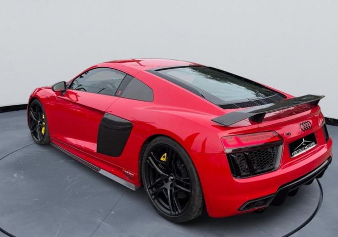 Audi R8 v10 quattro 540 pack sport b&o carbone c Rouge de 2015