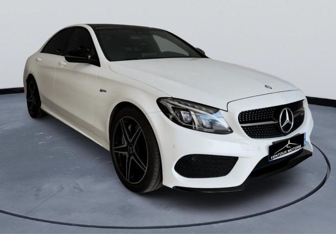 Mercedes Classe C 43 amg 367 ch 4matic 9g-tronic -toit ouv Blanc de 2018