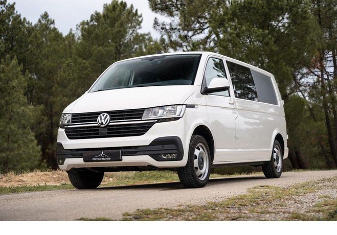 Volkswagen Transporter T6 L2H1 2.0 TDI DSG 6 places Blanc de 2020