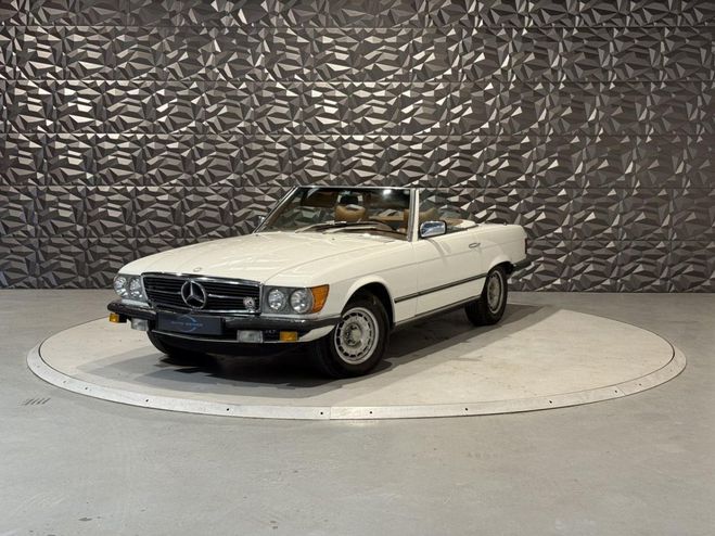 Mercedes 450 Sl 4.5 182 ch Origine US / Vehicule Suiv BLANC de 1977
