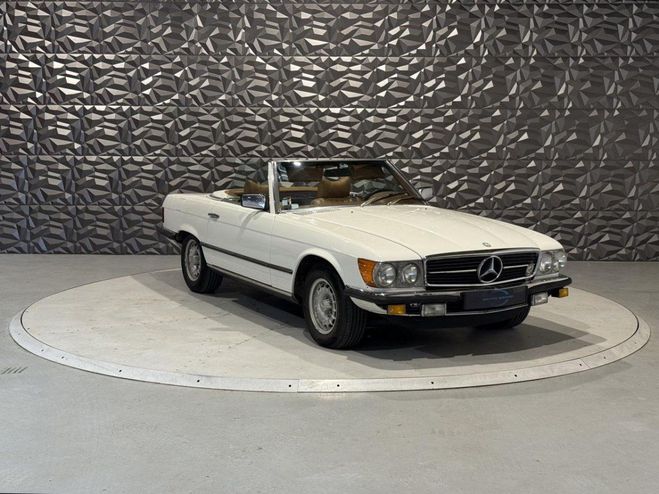 Mercedes 450 Sl 4.5 182 ch Origine US / Vehicule Suiv BLANC de 1977