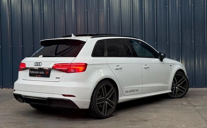 Audi A3 SPORTBACK 2.0 TDI 185 S-LINE - Garantie  Blanc de 2018