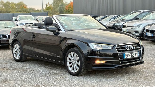 Audi A3 Cabriolet 1.4 TFSI 125 ch S-tronic 7 Noir M�tallis� de 2016
