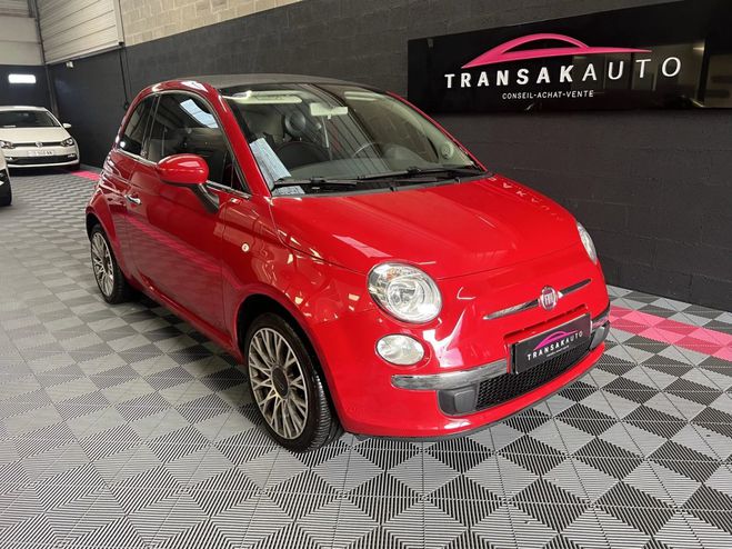 Fiat 500 C 1.2 69CV Lounge - DISTRIBUTION A JOUR Rouge de 2016