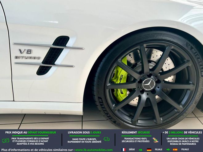 Mercedes Classe SL SL 63 AMG BVA Blanc M�tallique de 2012