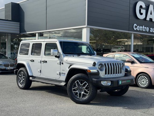 Jeep Wrangler Unlimited 4xe 2.0 l T 380 ch PHEV 4x4 BV gris fonc� de 2022