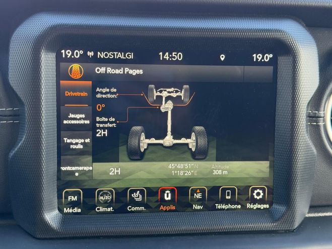 Jeep Wrangler Unlimited 4xe 2.0 l T 380 ch PHEV 4x4 BV gris fonc� de 2022