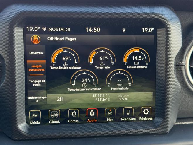 Jeep Wrangler Unlimited 4xe 2.0 l T 380 ch PHEV 4x4 BV gris fonc� de 2022