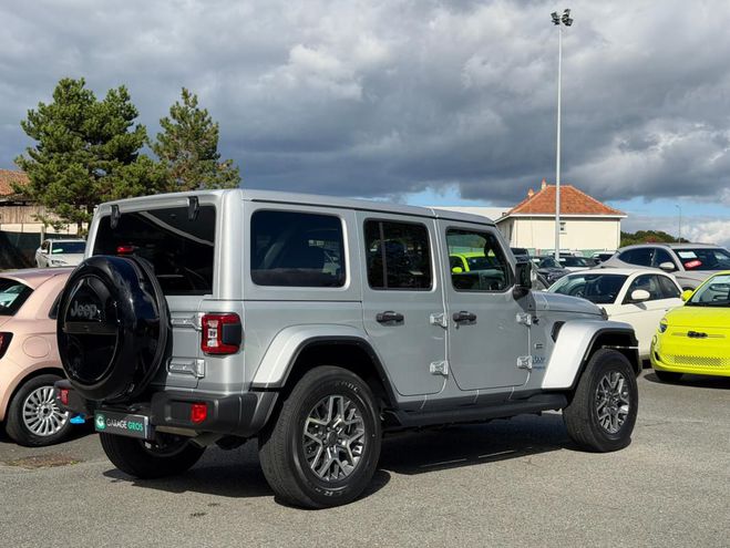 Jeep Wrangler Unlimited 4xe 2.0 l T 380 ch PHEV 4x4 BV gris fonc� de 2022