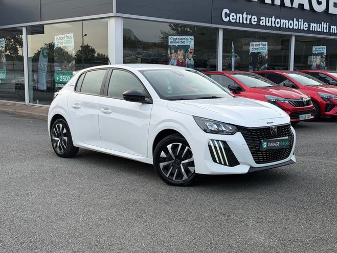 Peugeot 208 Hybrid 100 e-DCS6 Style blanc de 2025