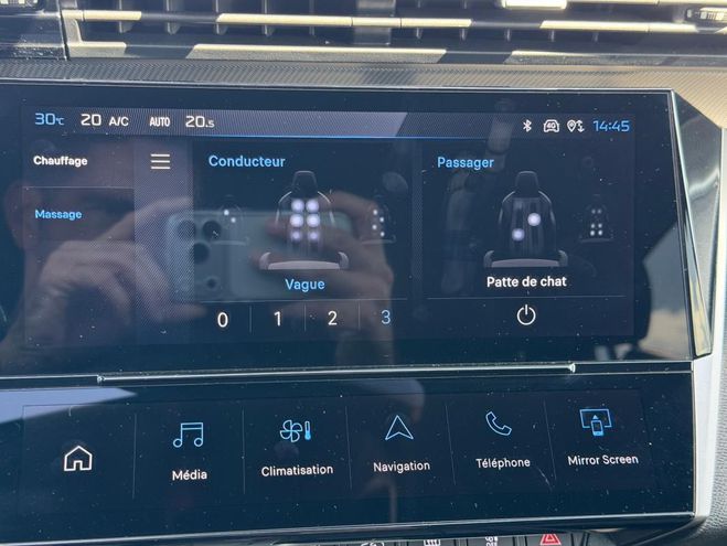 Peugeot 408 Hybrid 145 e-DCS6 GT bleu de 2025