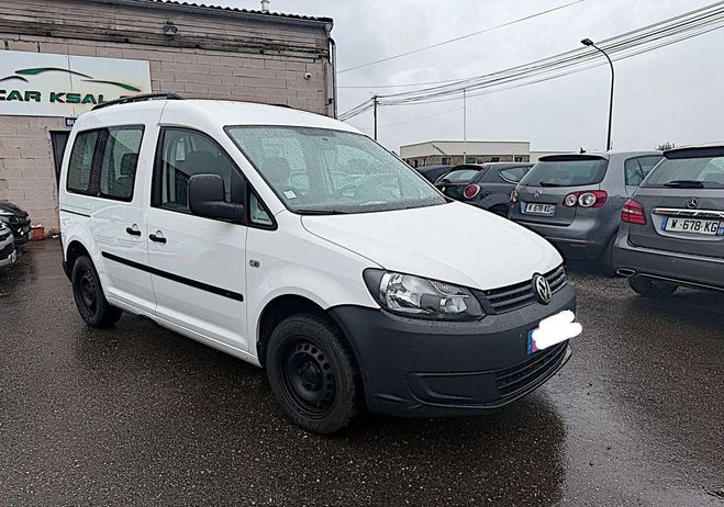 Volkswagen Caddy 1.6 TDI 75CH BLUEMOTION TECHNOLOGY TRAMP Blanc de 2011