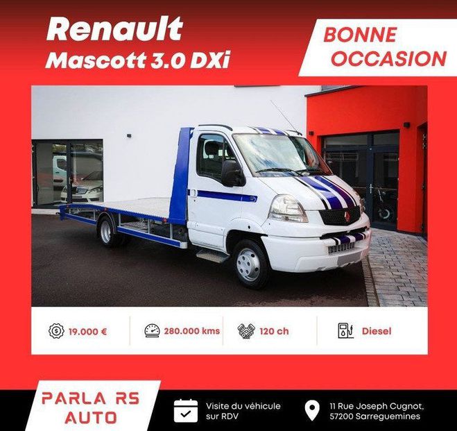 Renault Mascott 3.0 DXi 120ch roues jumel�es porte voitu  de 2005