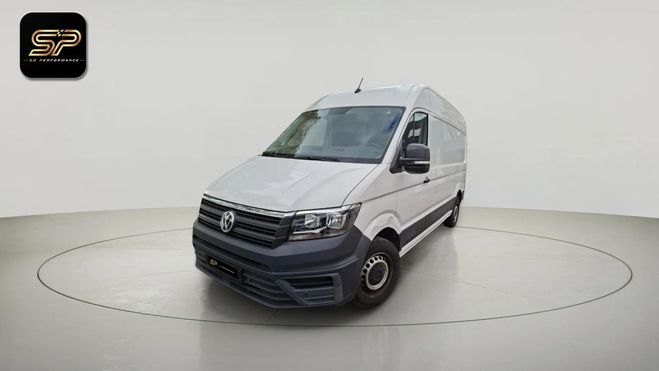 Volkswagen Crafter 35 TDI L3H3 * 140 CH * HAYON B�R * CAM�R Blanc de 2021